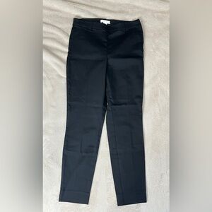 H&M Women’s Jet Black Professional Slacks with Side Zipper